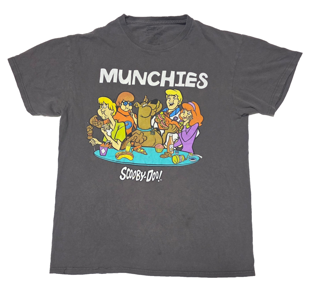 Vintage Style Scooby-Doo "Munchies" Mystery Machine Gang Graphic T-Shirt - Size
